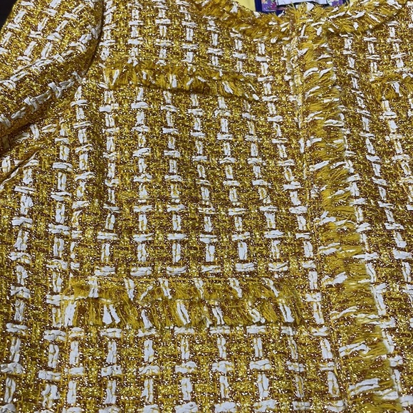 Collection lady jacket in English golden tweed - Picture 14 of 16